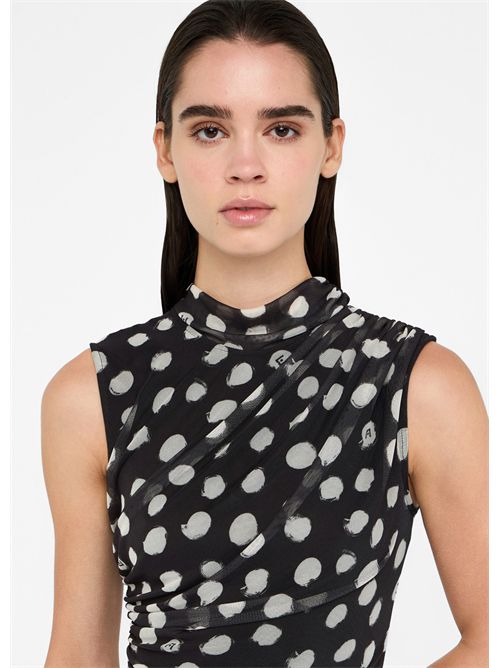 Abito corto a pois LIU JO | UF5268JS007/M9169
